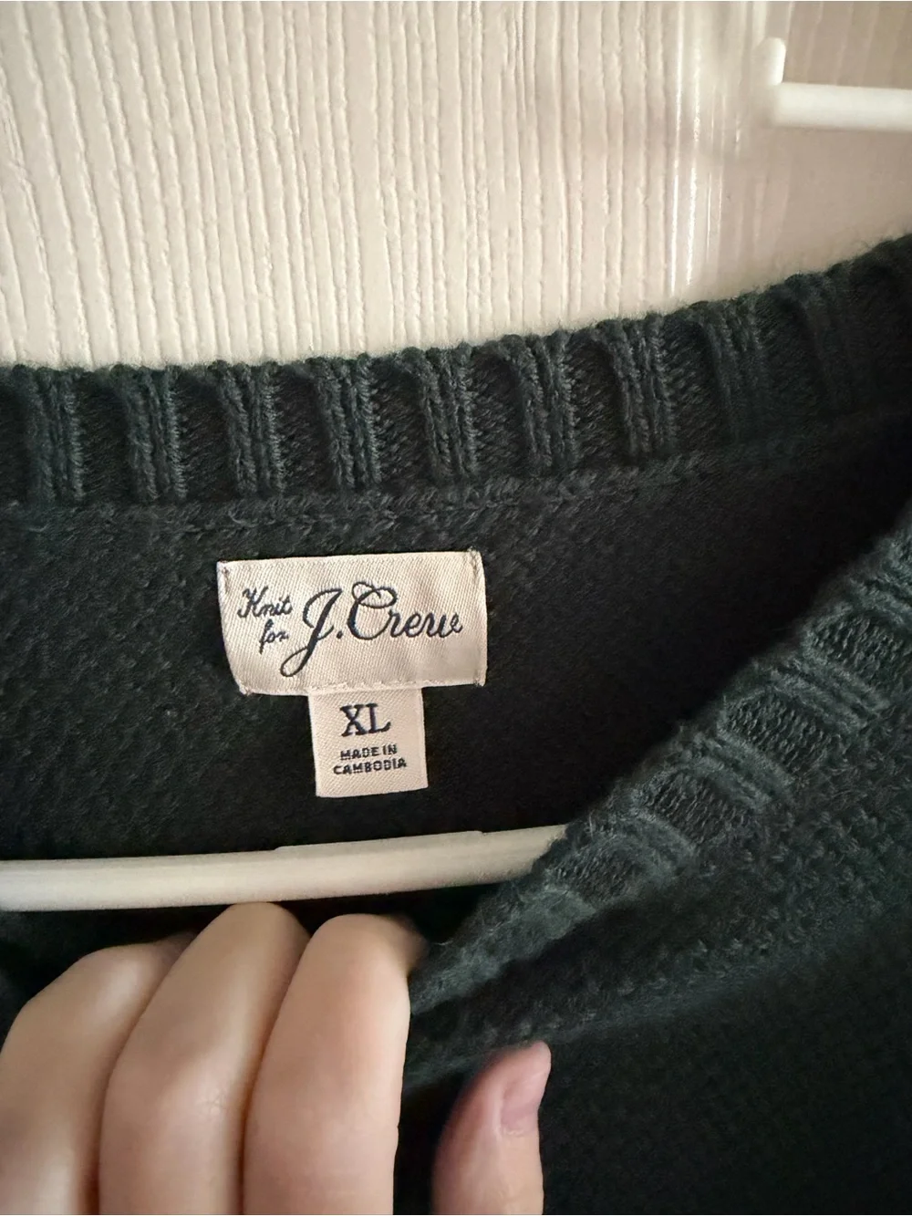 Dark Green Crewneck Men’s Sweater